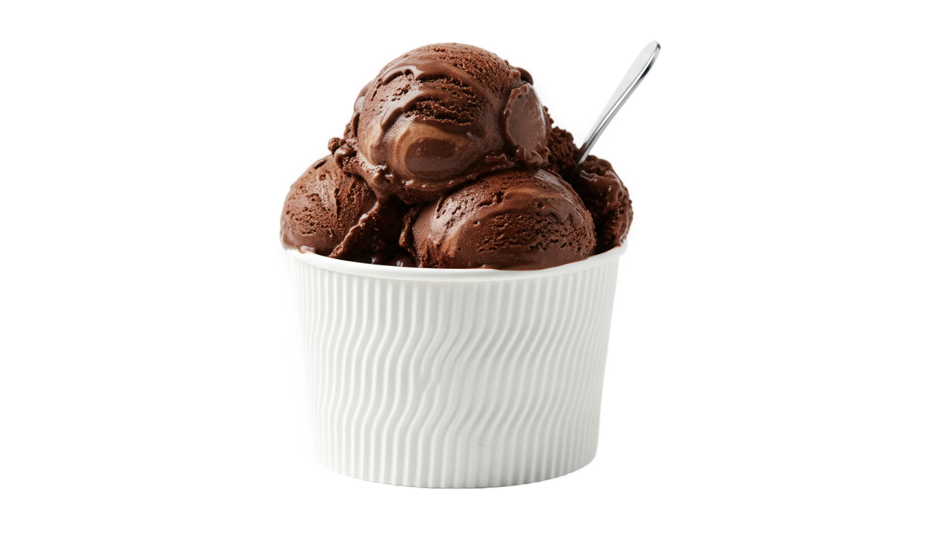 chocolate ice cream cup png PNG transparent background