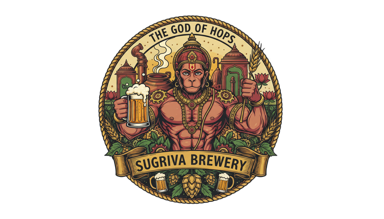 hanuman beer logo png PNG transparent background