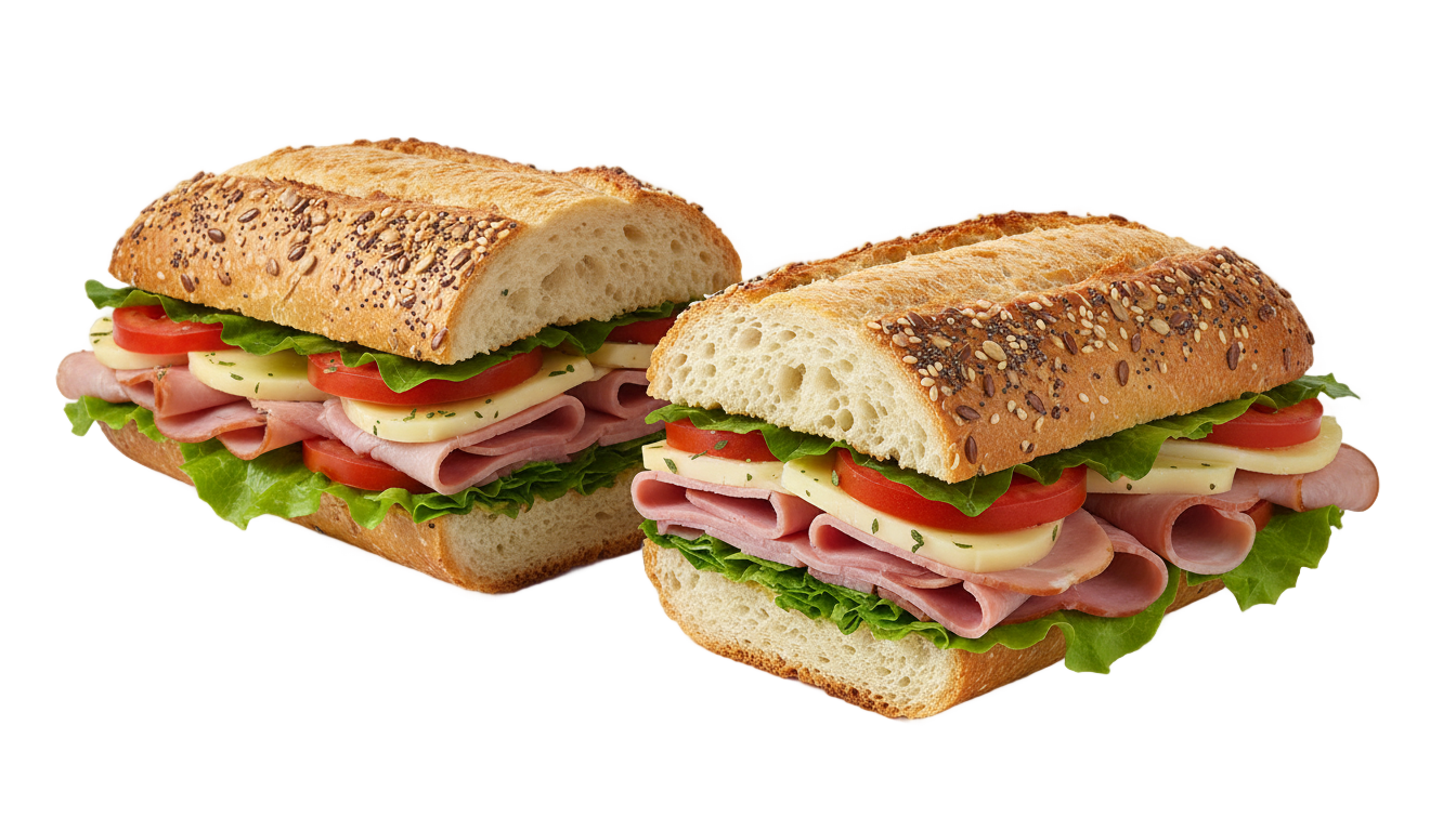 baguette sandwich png PNG transparent background