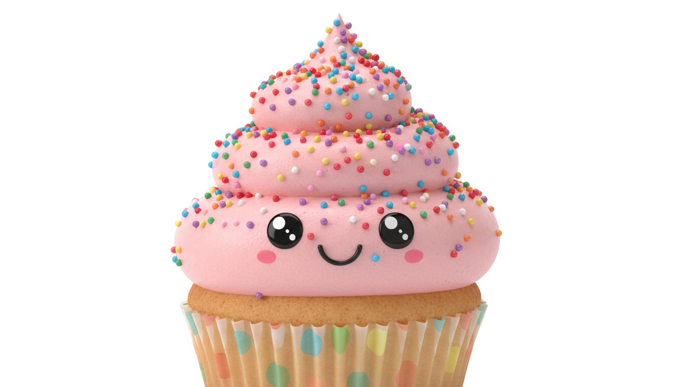 cute cupcake clipart png PNG transparent background