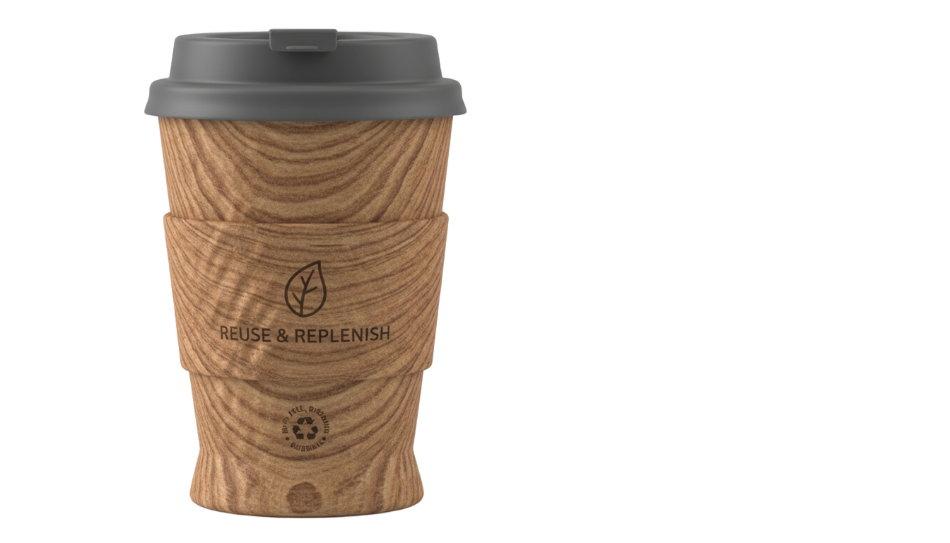 reusable coffee cup png PNG transparent background