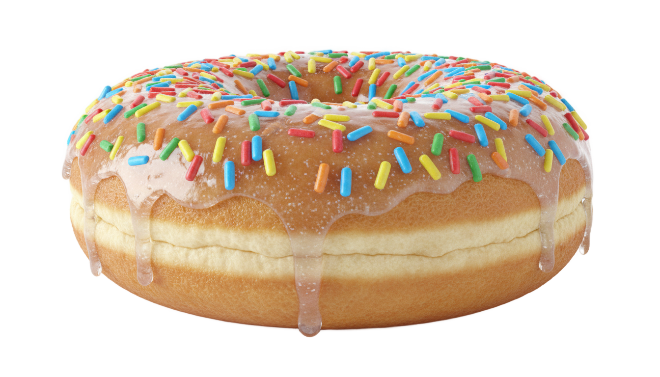 donut 3d png PNG transparent background