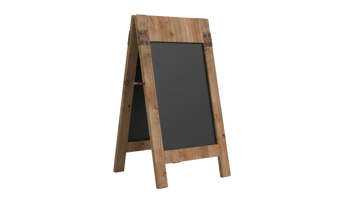 sandwich board png PNG transparent background