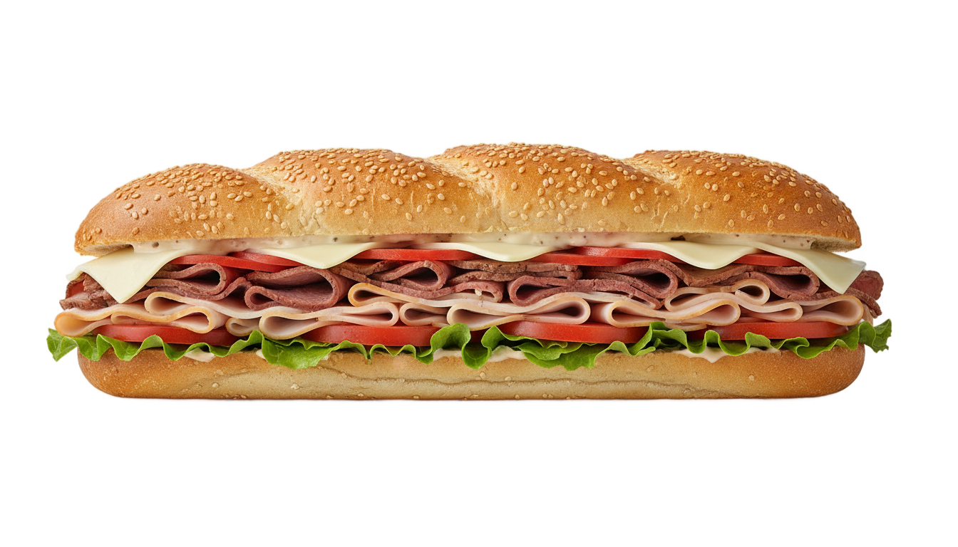 long sandwich png PNG transparent background