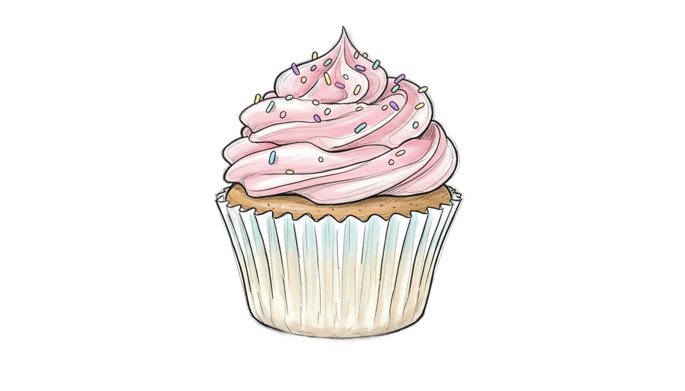 cupcake dibujo png PNG transparent background