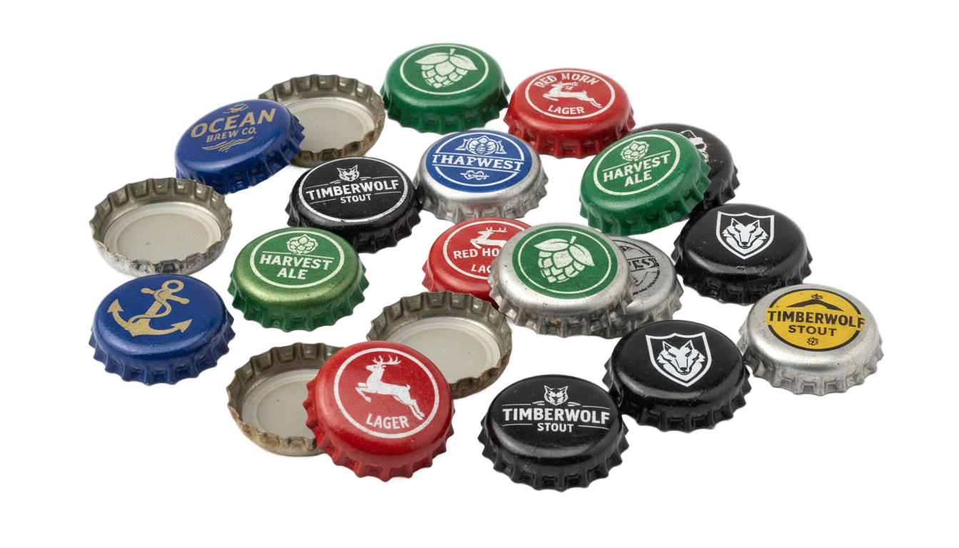 beer bottle caps png PNG transparent background