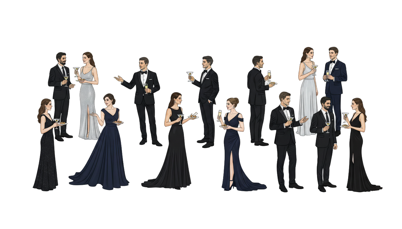 cocktail party png PNG transparent background