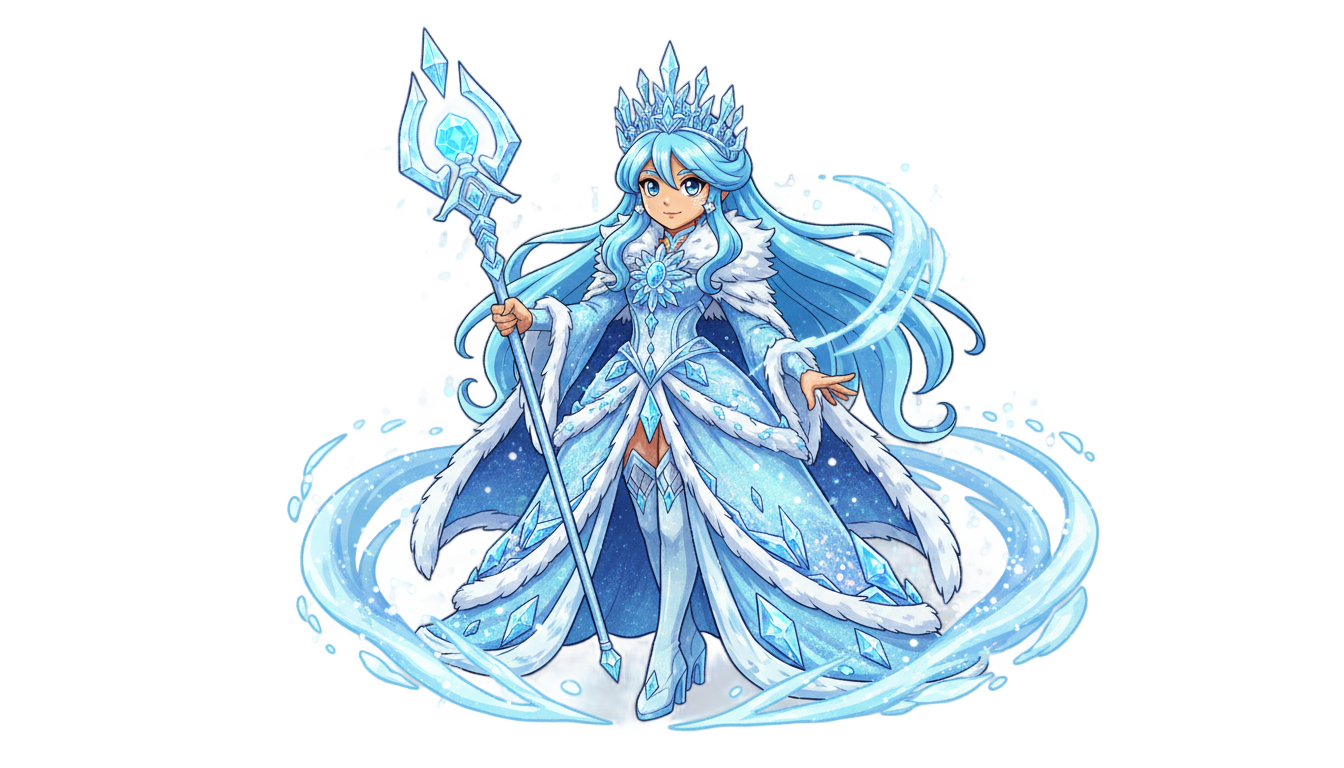 frost queen cookie png PNG transparent background