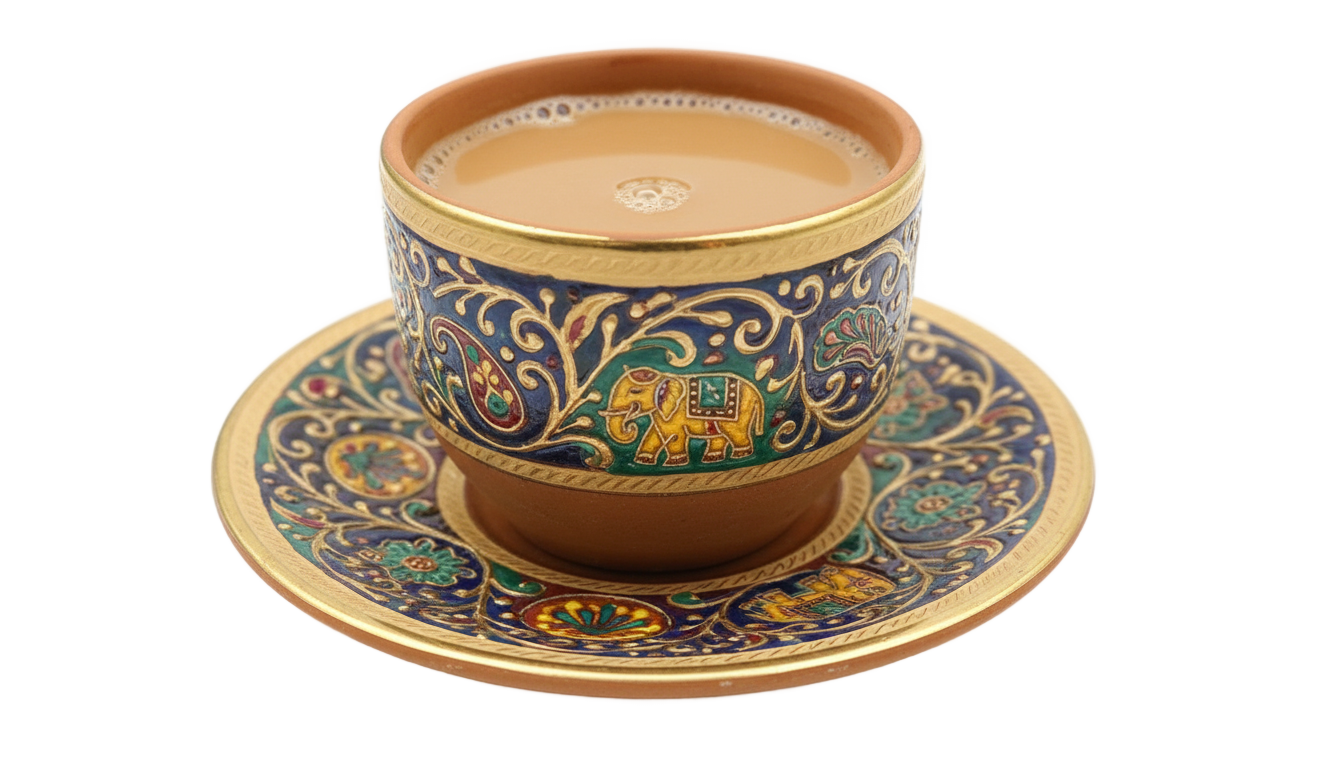 indian tea cup png PNG transparent background