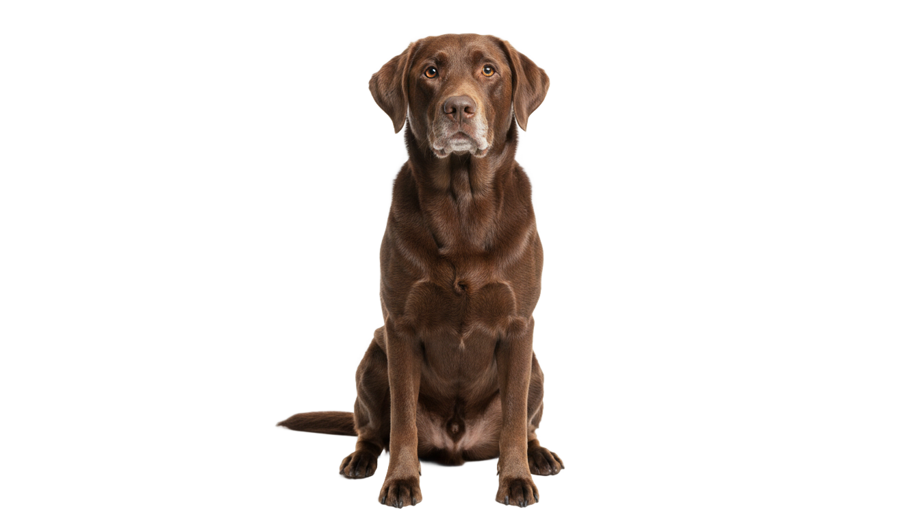 chocolate lab png PNG transparent background