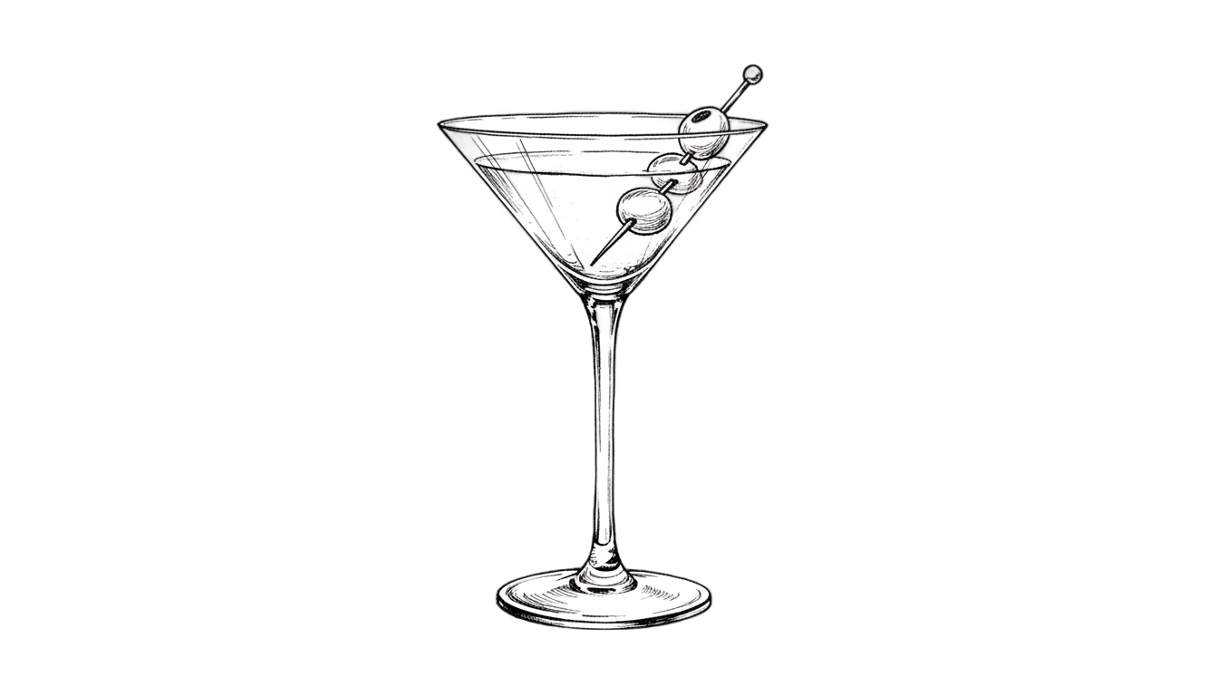 verre cocktail dessin png PNG transparent background