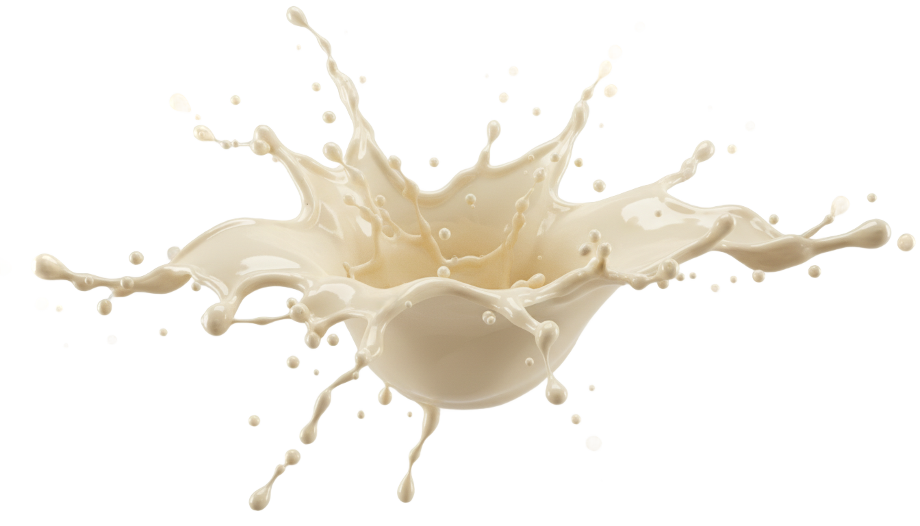 white chocolate splash png PNG transparent background