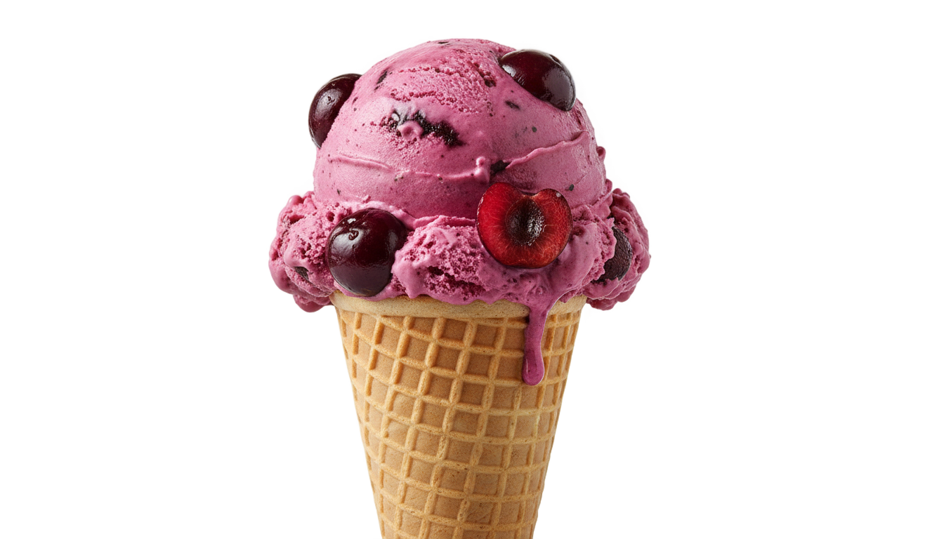 cherry ice cream png PNG transparent background