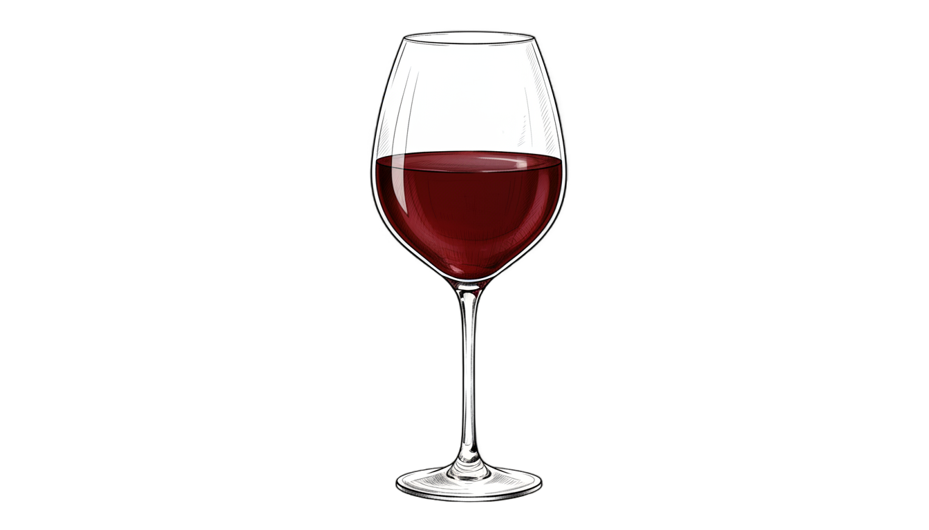 wine glass illustration png PNG transparent background