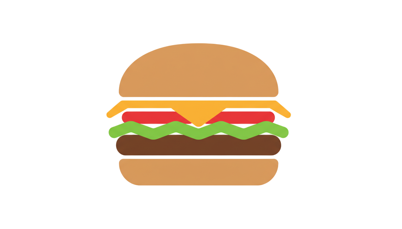 burger icon png PNG transparent background