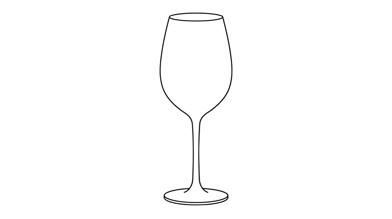 wine glass outline png PNG transparent background