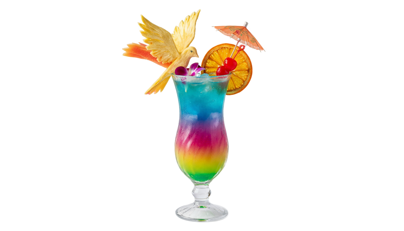 cocktail bird png PNG transparent background