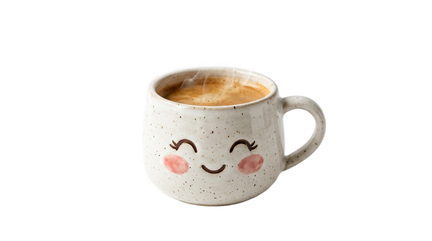 coffee cup cute png PNG transparent background