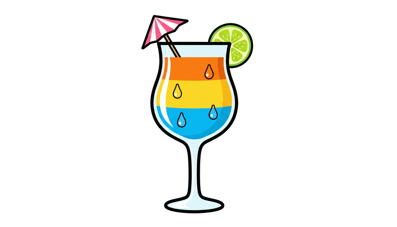 cocktail emoji png PNG transparent background