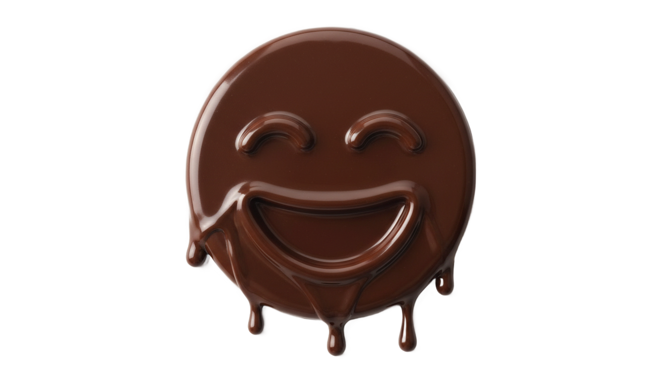 chocolate emoji png PNG transparent background