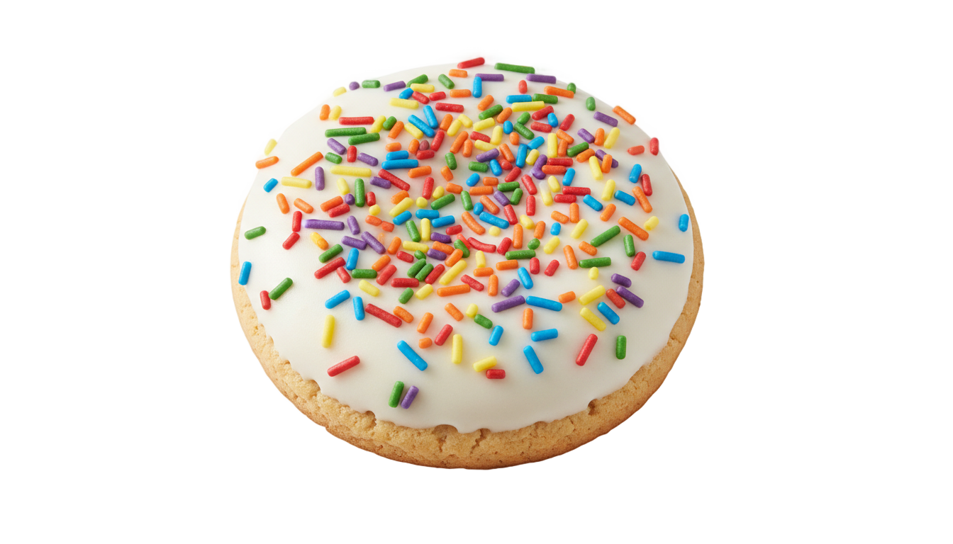 frosted sugar cookie png PNG transparent background