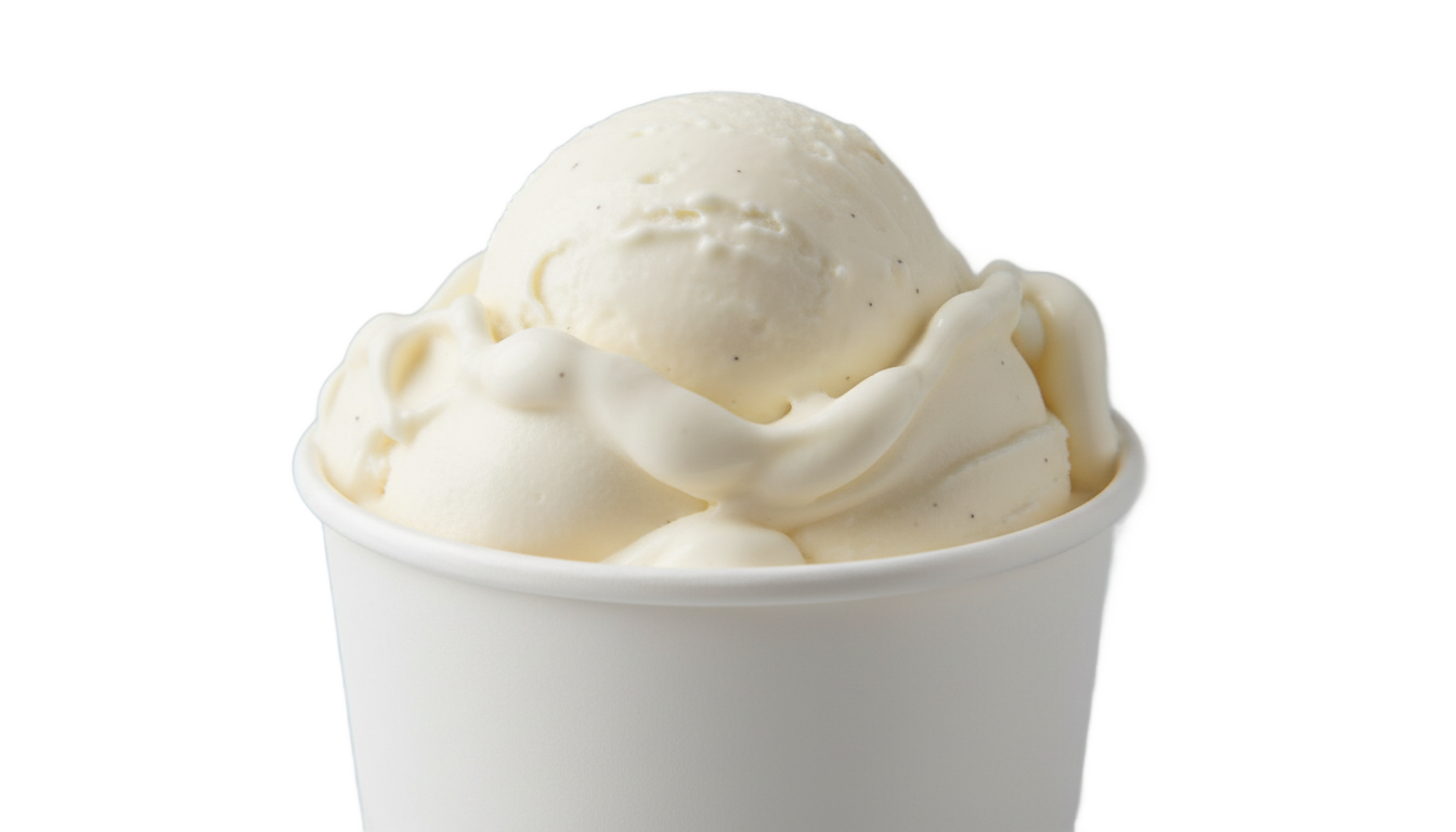 vanilla ice cream cup png PNG transparent background