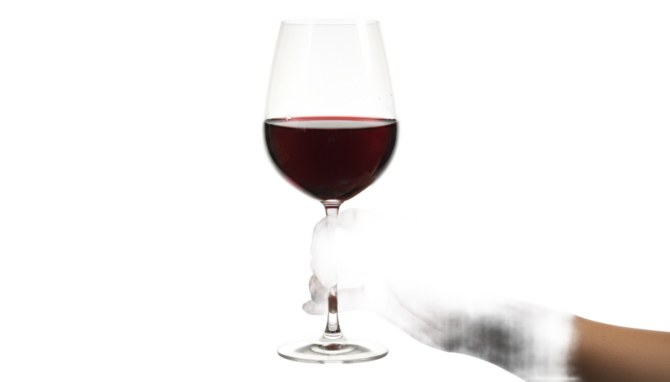 hand holding wine glass png PNG transparent background