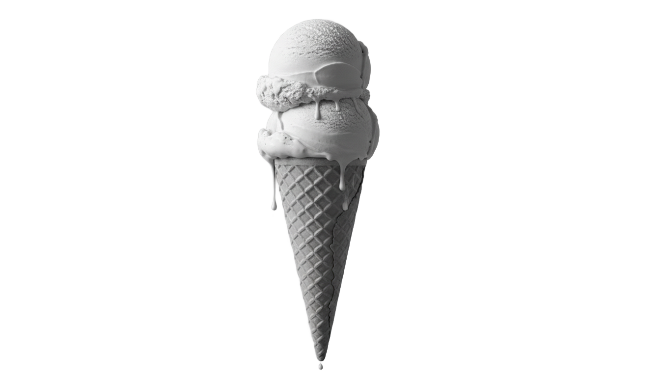 ice cream cone png black and white PNG transparent background