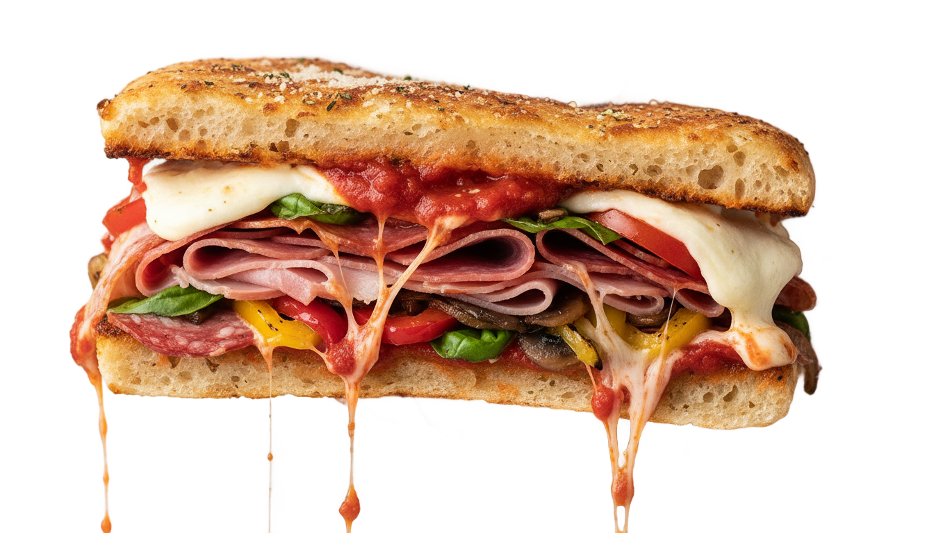 pizza sandwich png PNG transparent background