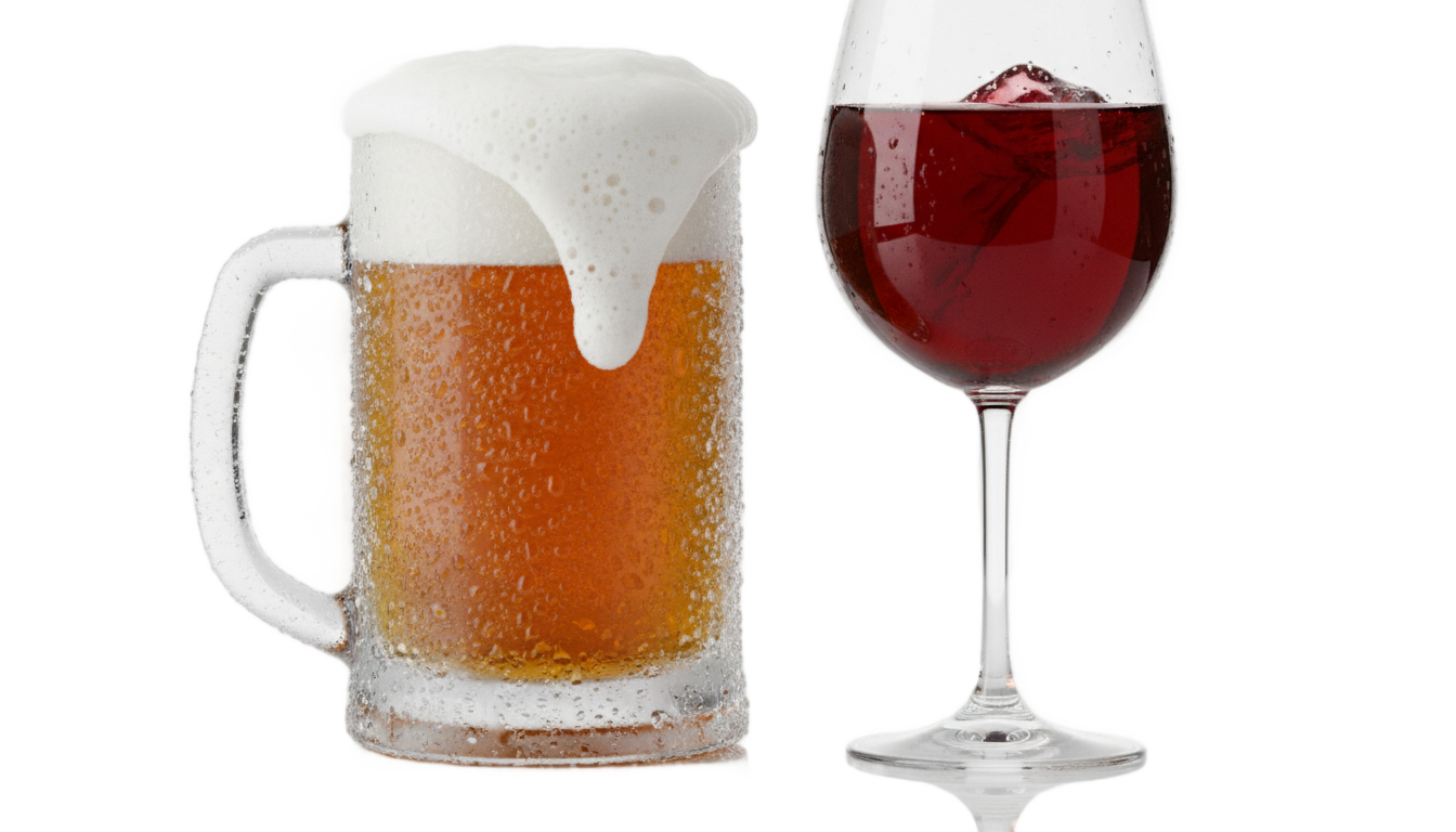 beer and wine png PNG transparent background
