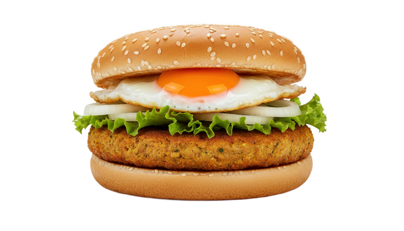 anda shami burger png PNG transparent background
