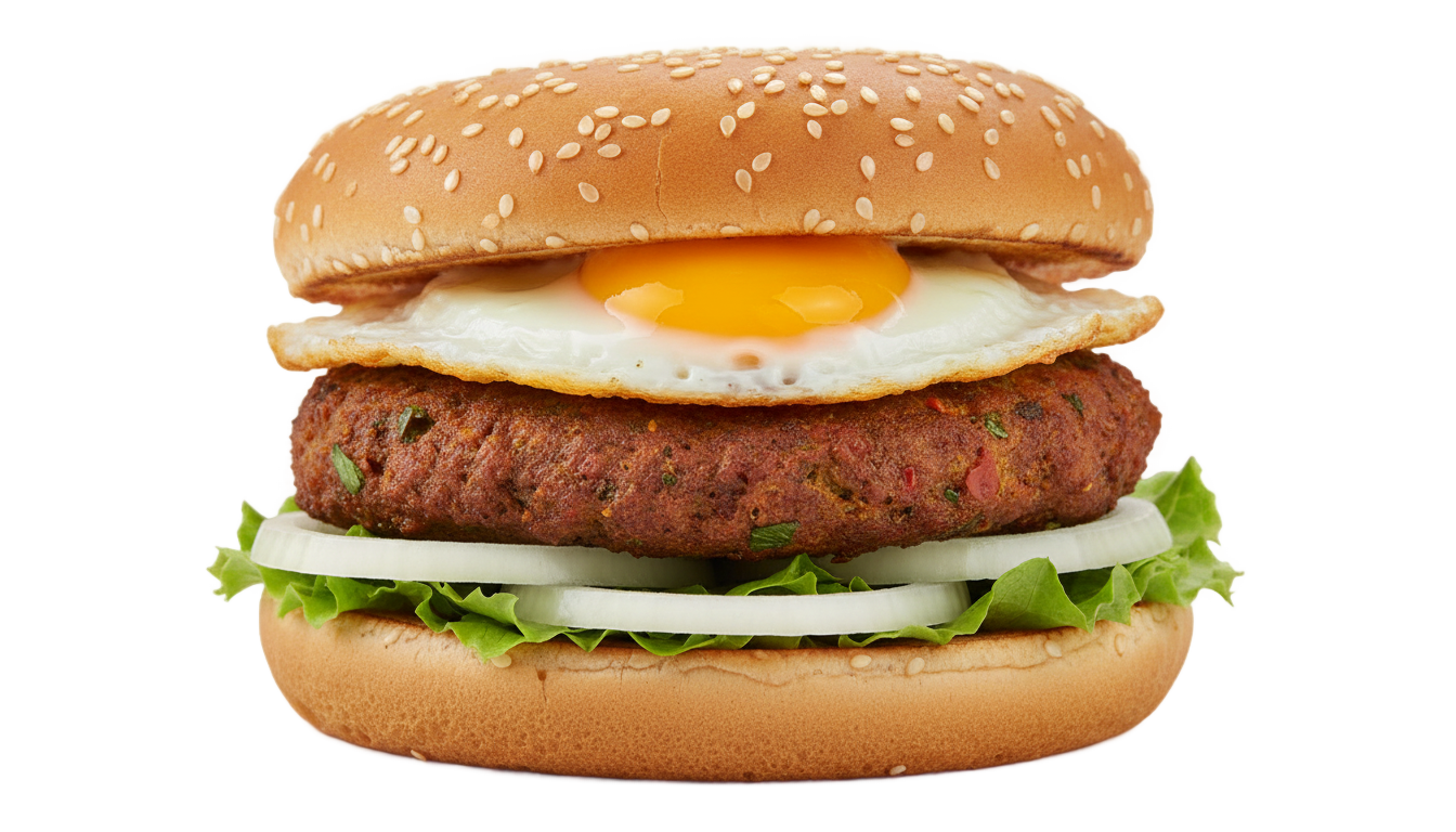 anda shami burger png PNG transparent background