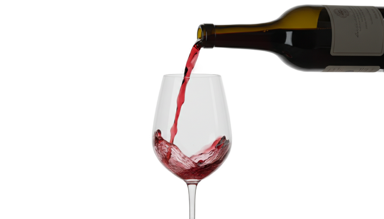 wine pouring into glass png PNG transparent background