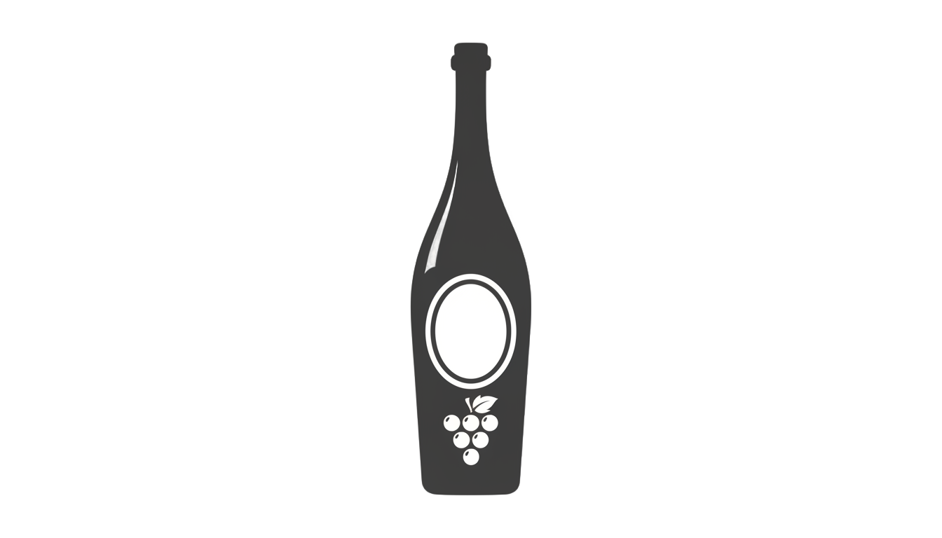 wine bottle logo png PNG transparent background