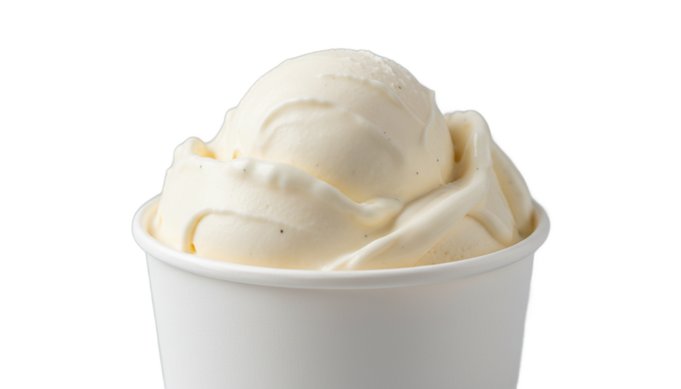 vanilla ice cream cup png PNG transparent background