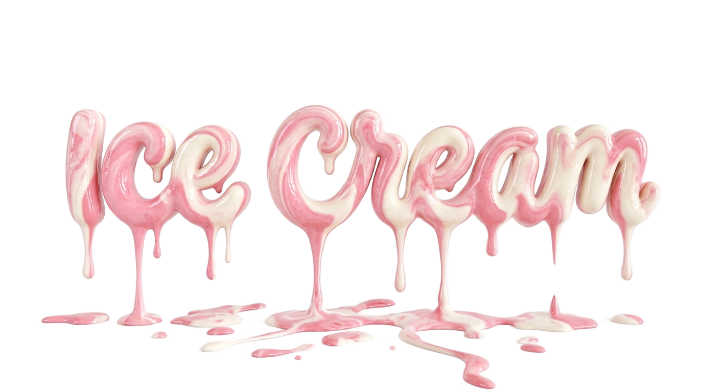 ice cream text png PNG transparent background