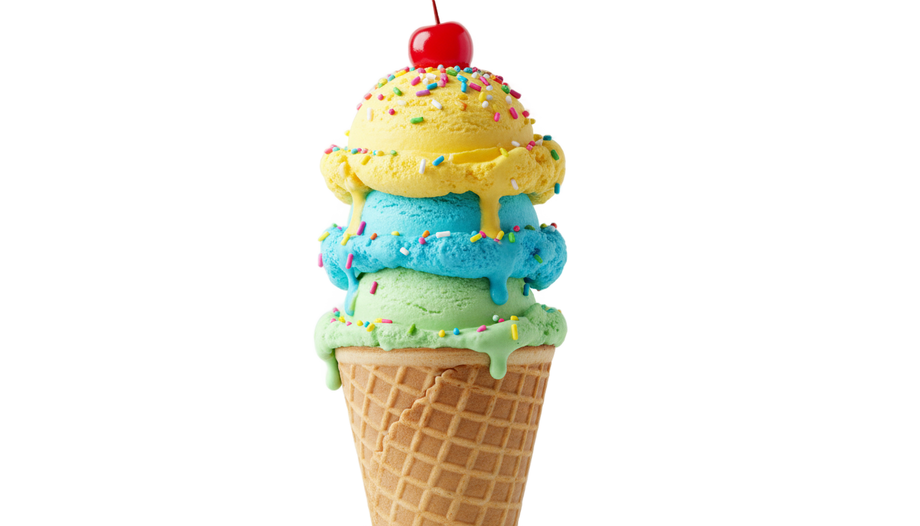 ice cream cone png cartoon PNG transparent background