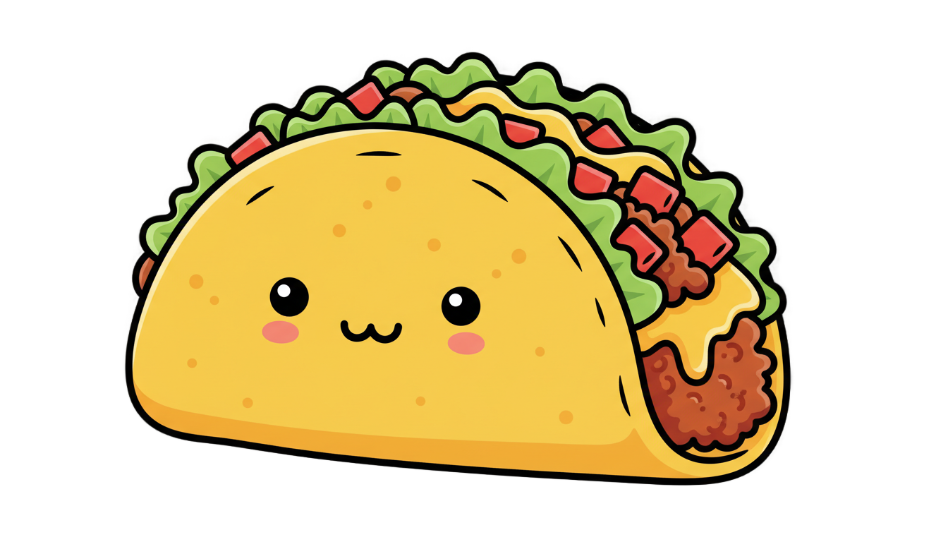 taco emoji png PNG transparent background