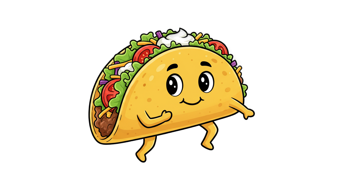 taco png animado PNG transparent background