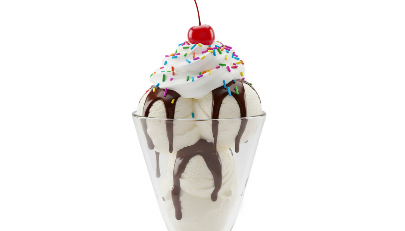 ice cream sundae png PNG transparent background