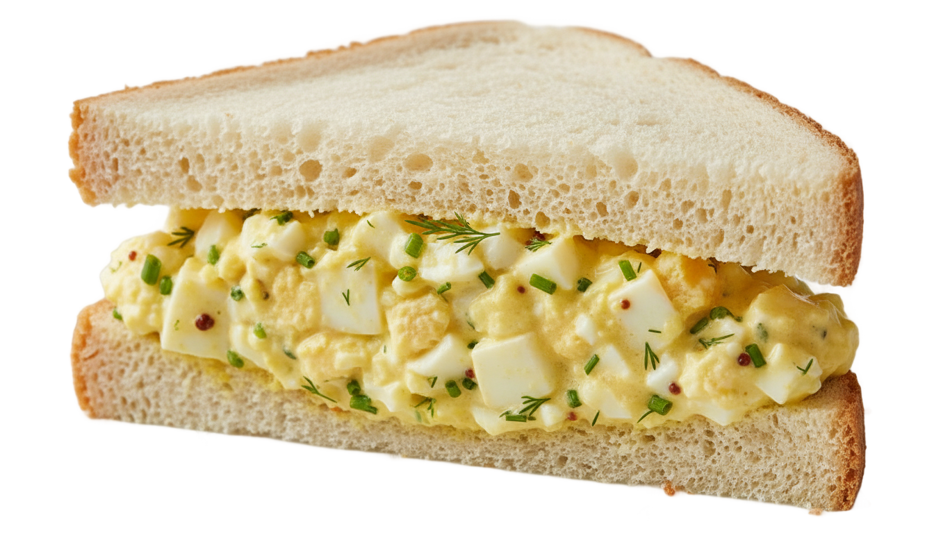 egg salad sandwich png PNG transparent background