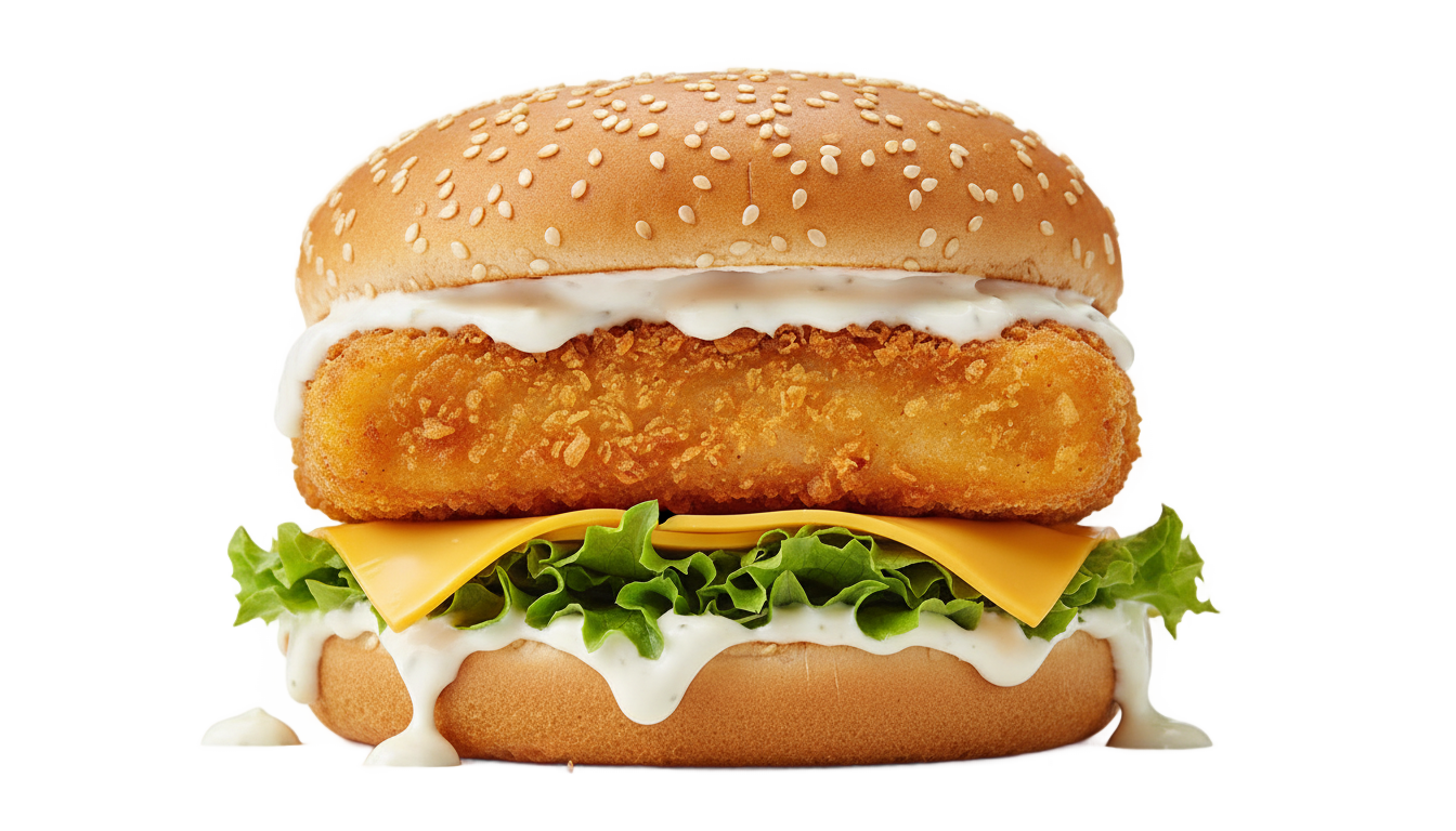 fish burger png PNG transparent background