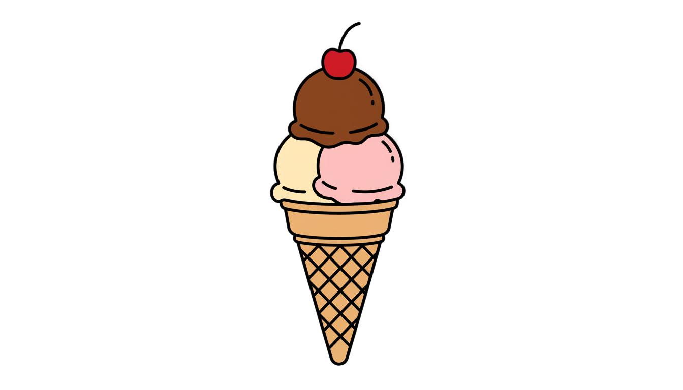 ice cream cone silhouette png PNG transparent background