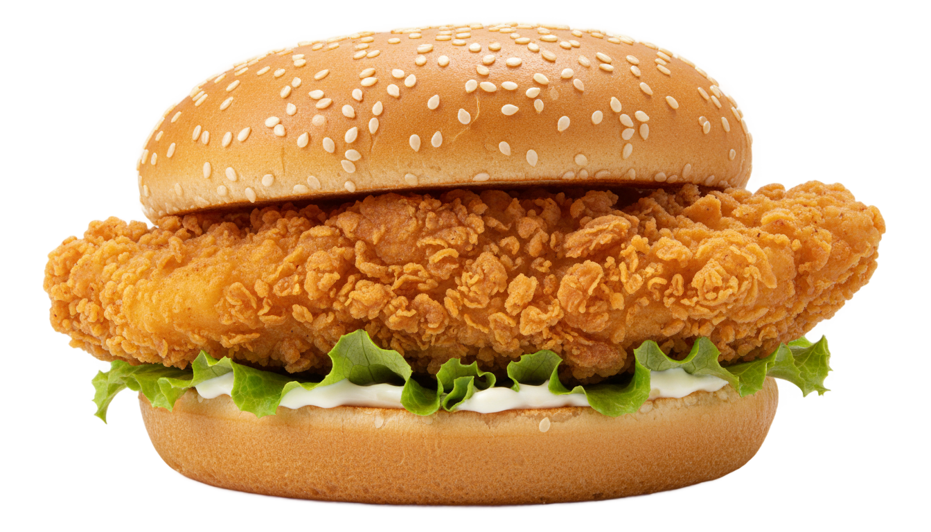 kfc burger png PNG transparent background