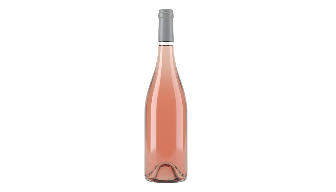pink wine bottle png PNG transparent background