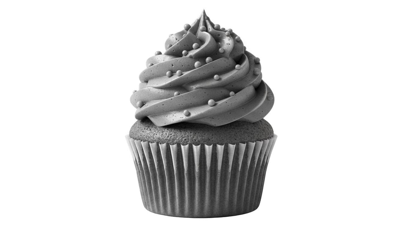 cupcake png black and white PNG transparent background