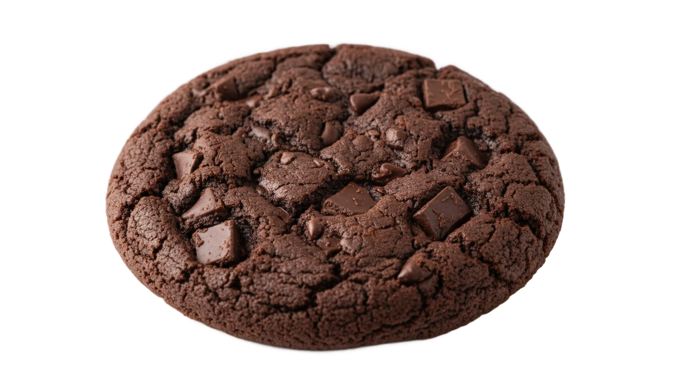 double chocolate cookie png PNG transparent background