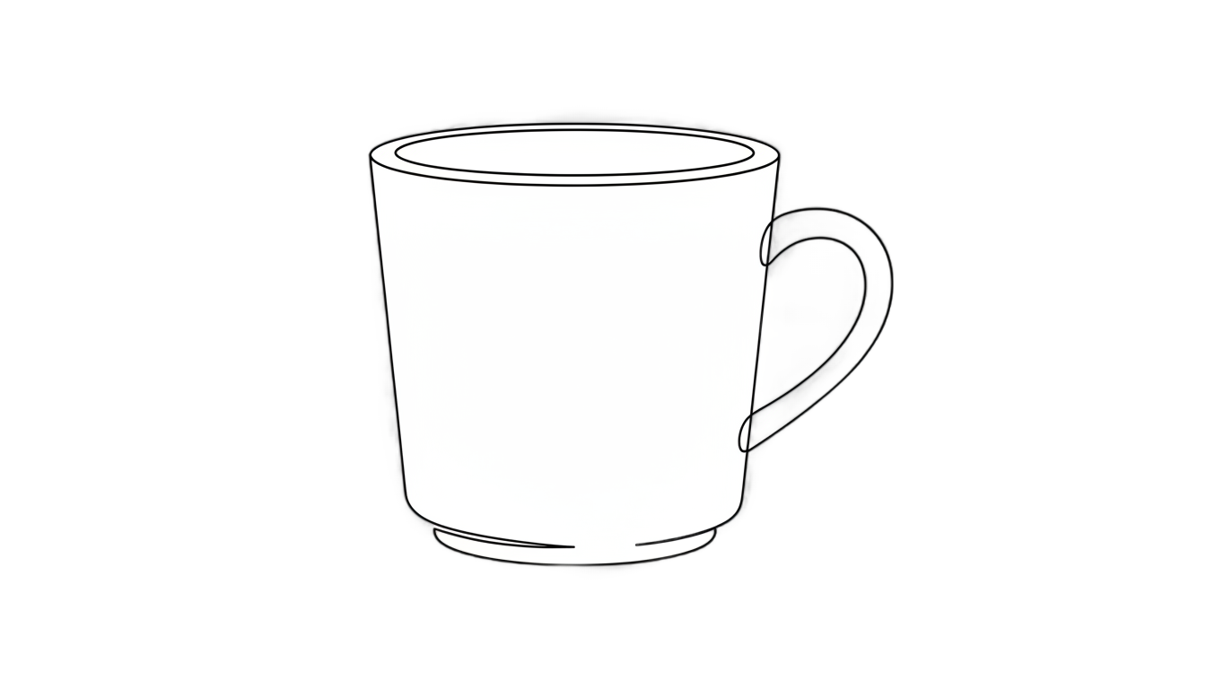 coffee cup outline png PNG transparent background