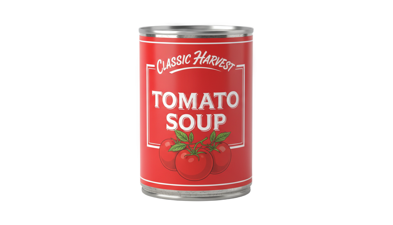 tomato soup can png PNG transparent background