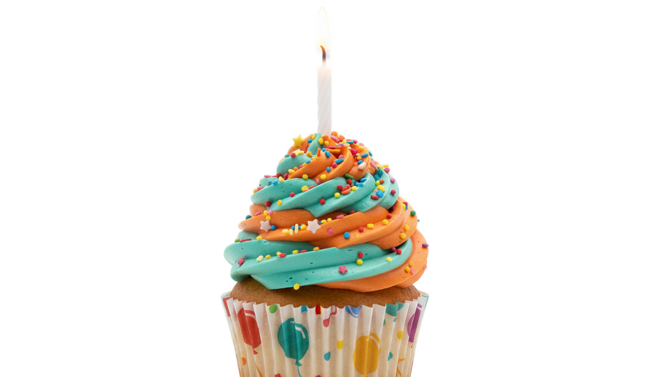 cupcake cumpleaños png PNG transparent background